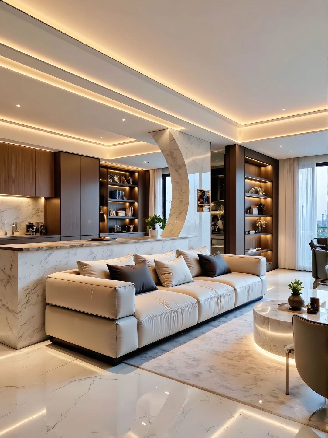 تحويل جذري لمساحة داخلية - بعد