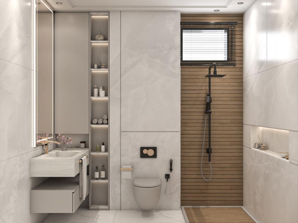 حمامات راقية - حمامات - قبل و بعد مقاولات عامة